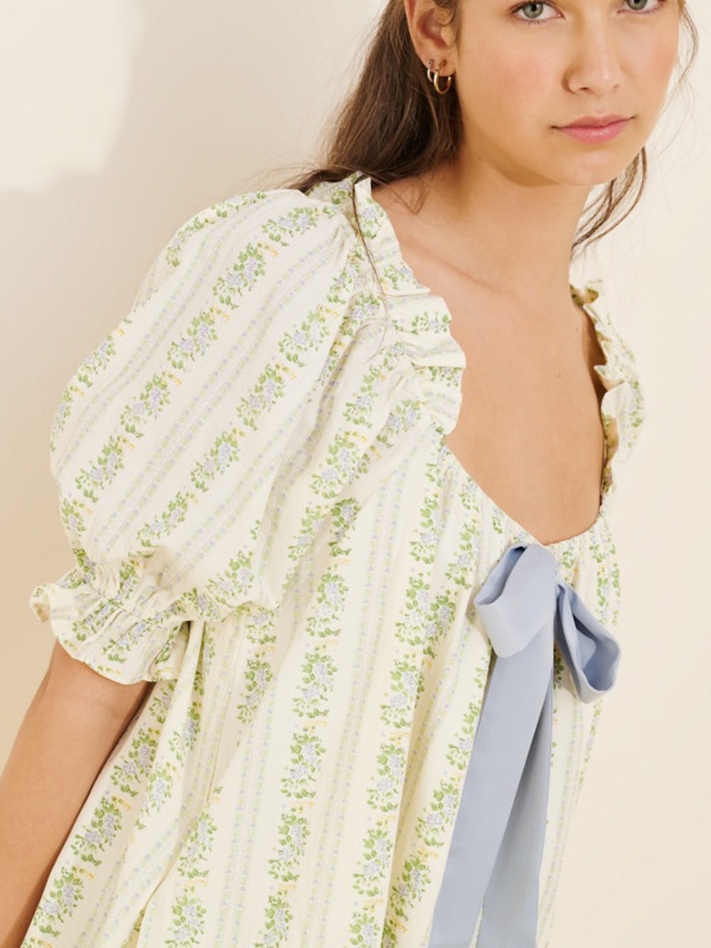 Lulus Mason Puff Sleeve Mini Dress - Picture 2 of 8